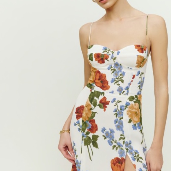 NWT Reformation Juliette Dress Color: Formosa - Picture 5 of 7